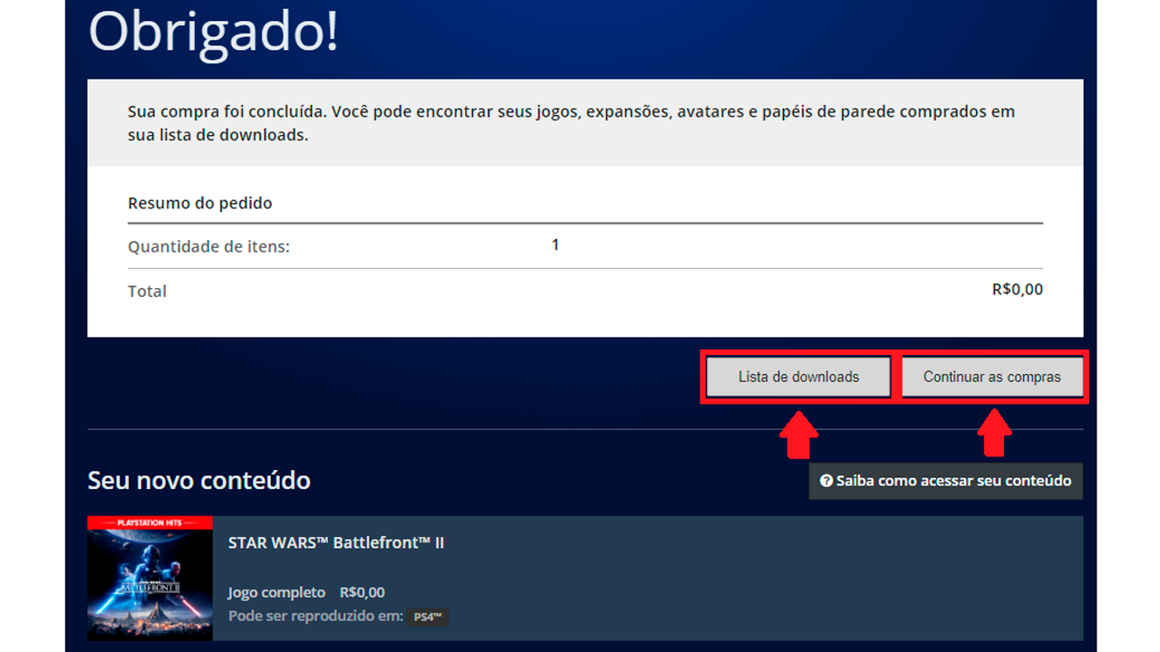 Como encontrar e baixar jogos comprados na PlayStation Store