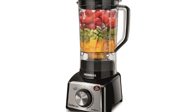 Liquidificador Mondial Turbo Inox L-1000 possui 3 litros de capacidade. (Imagem: Divulgação/Mondial)