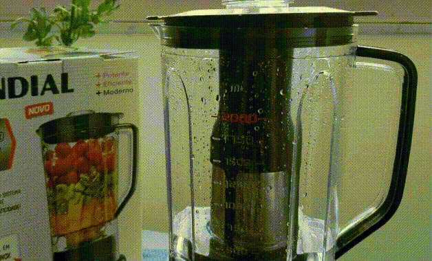 Sistema de desencaixe do modelo Turbo L-1000 da Mondial. (Vídeo: Brigida Nogueira/Zoom)