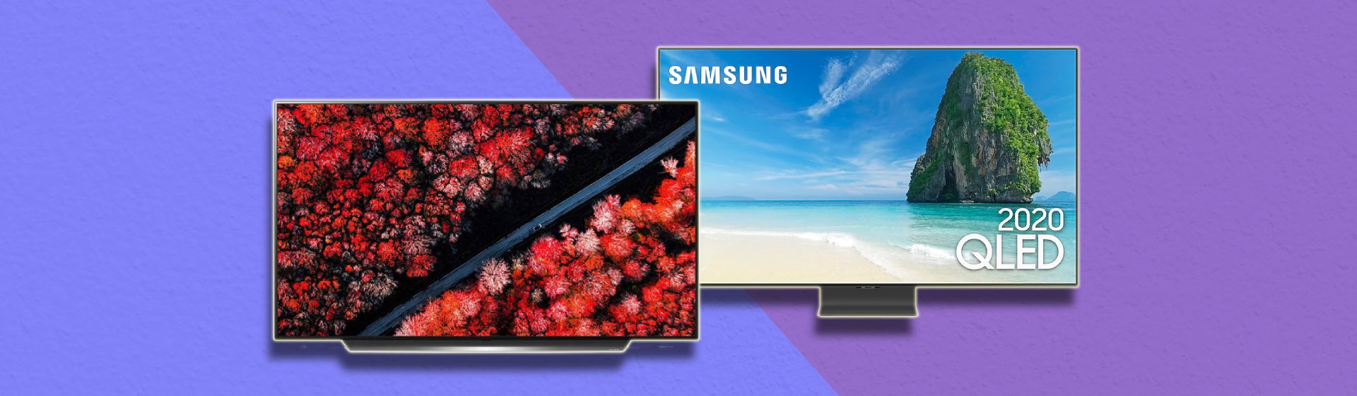 Capa do post: LG OLED C9 vs Samsung QLED Q95T: qual a melhor smart TV?