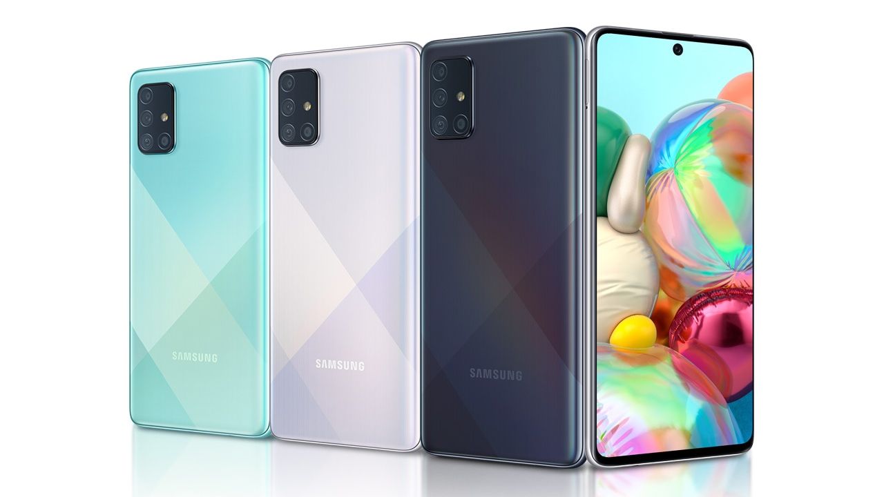 Design do Galaxy A71 (Foto: Divulgação/Samsung)