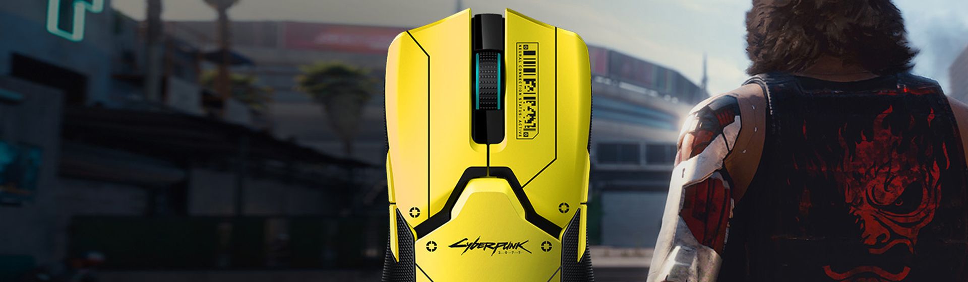 Capa do post: Razer anuncia mouse Viper Ultimate temático de Cyberpunk 2077