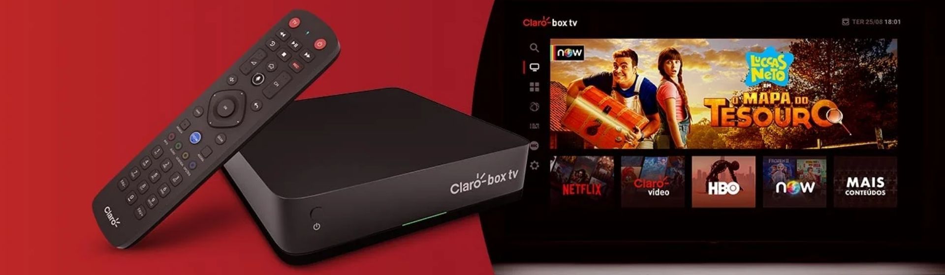 Capa do post: Claro Box TV: confira nova plataforma de streaming e TV da operadora