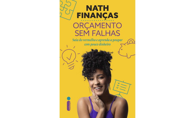 Orçamento sem Falhas é o novo livro de Nath Finanças, youtuber e digital influencer. (Imagem:Divulgação/Intrínseca)