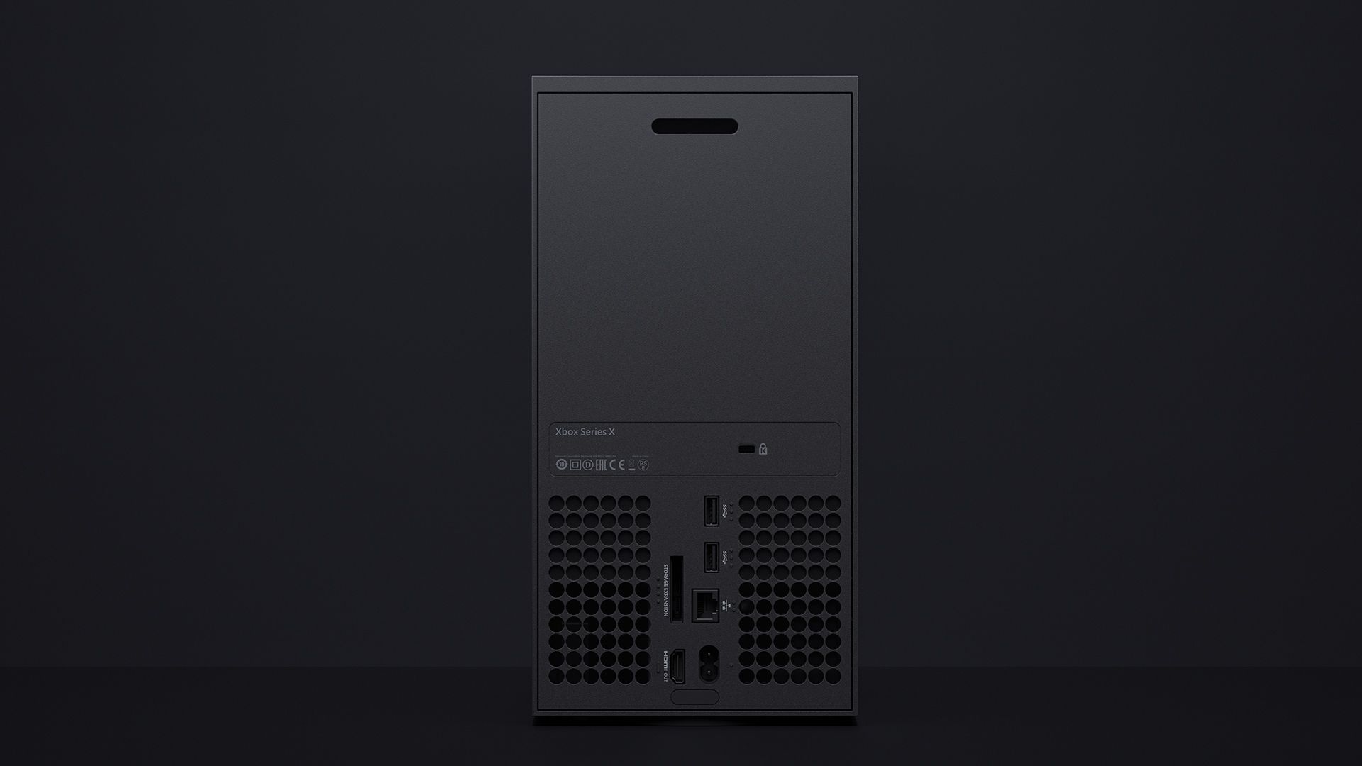 Xbox Series X tem visual minimalista. (Foto: Divulgação/Microsoft)