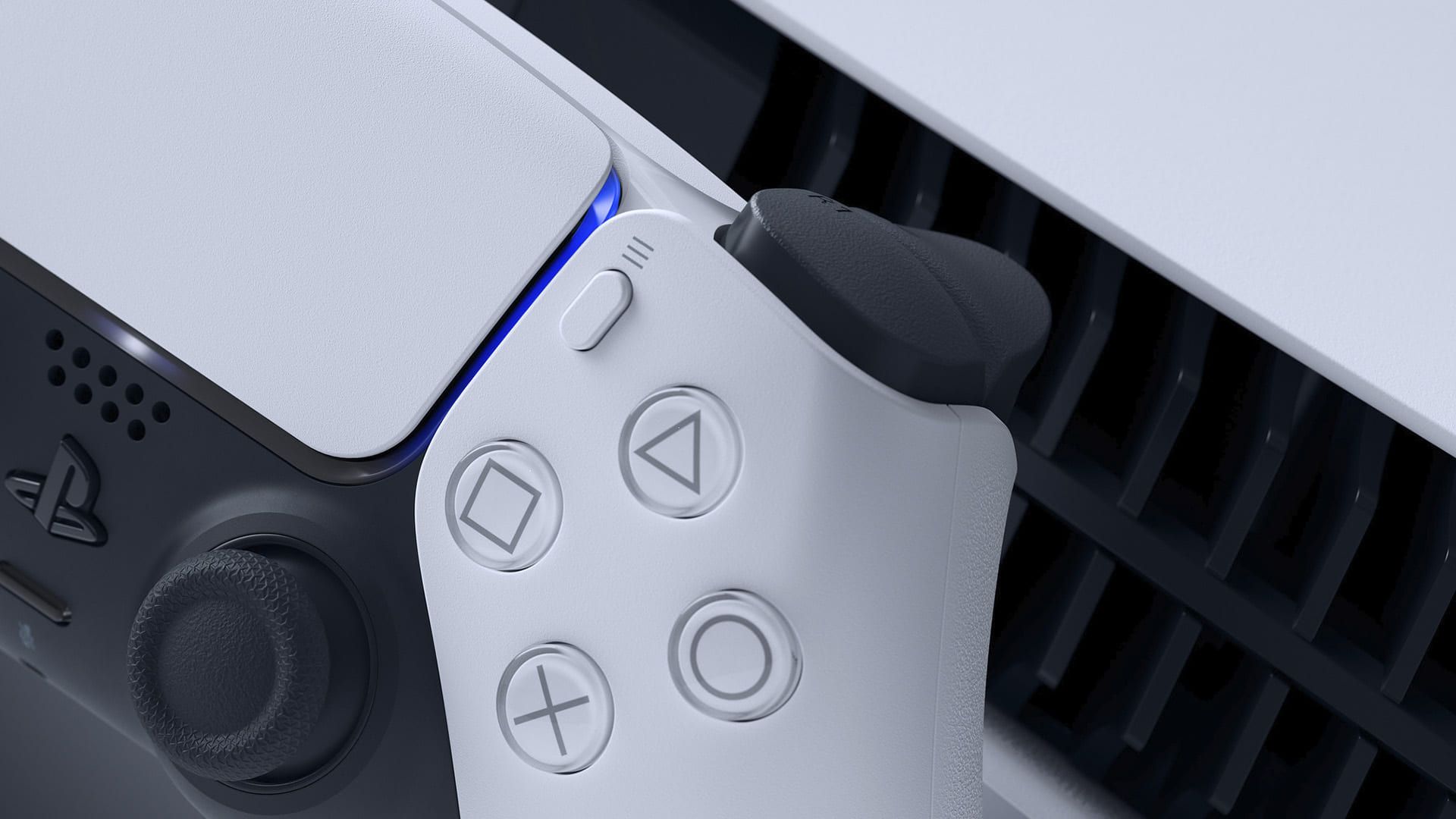 DualSense, controle do PS5, tem retorno tátil e gatilhos adaptáveis. (Foto: Divulgação/Sony)