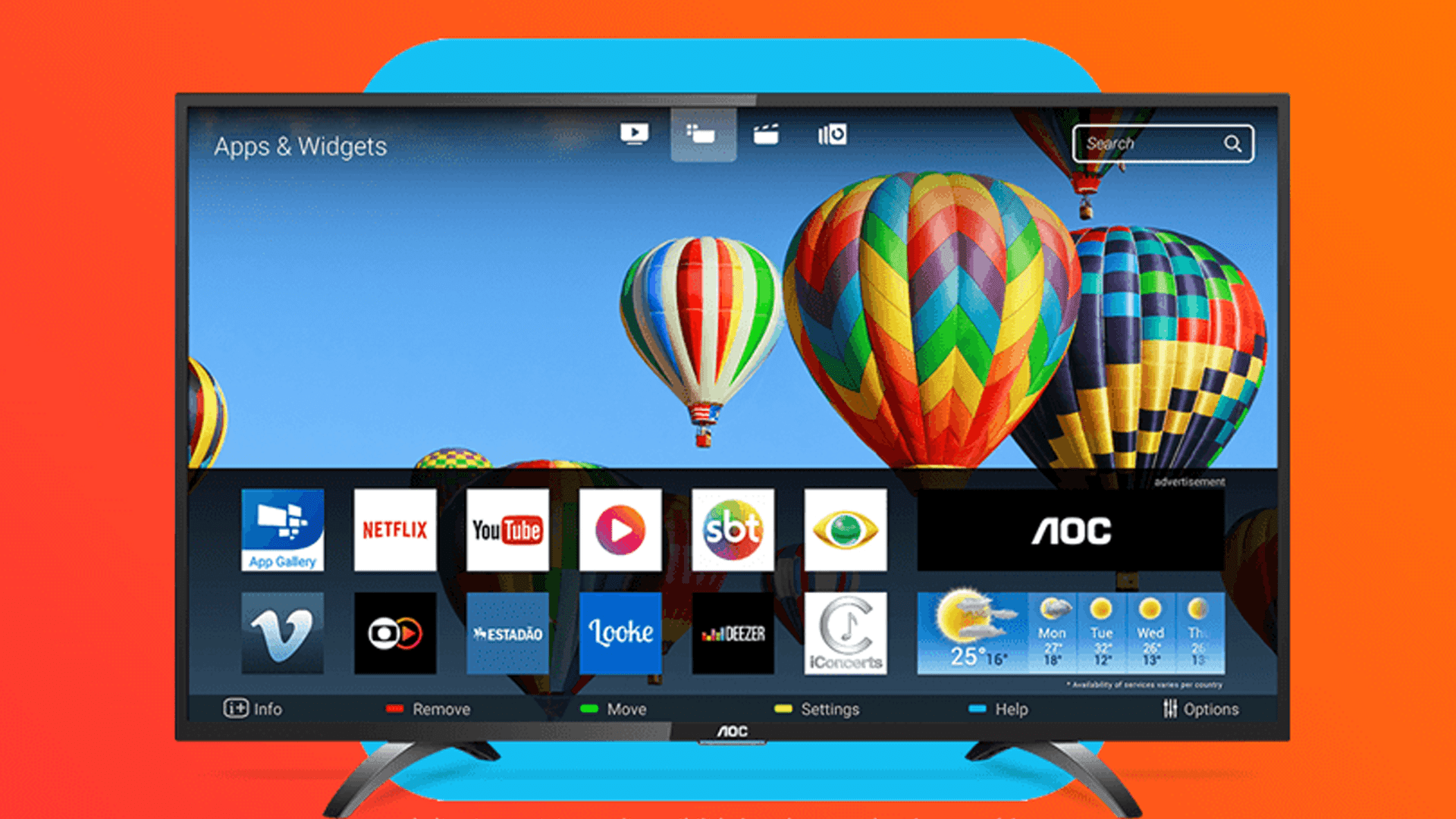 Como instalar aplicativos na Smart TV AOC pelo pendrive?