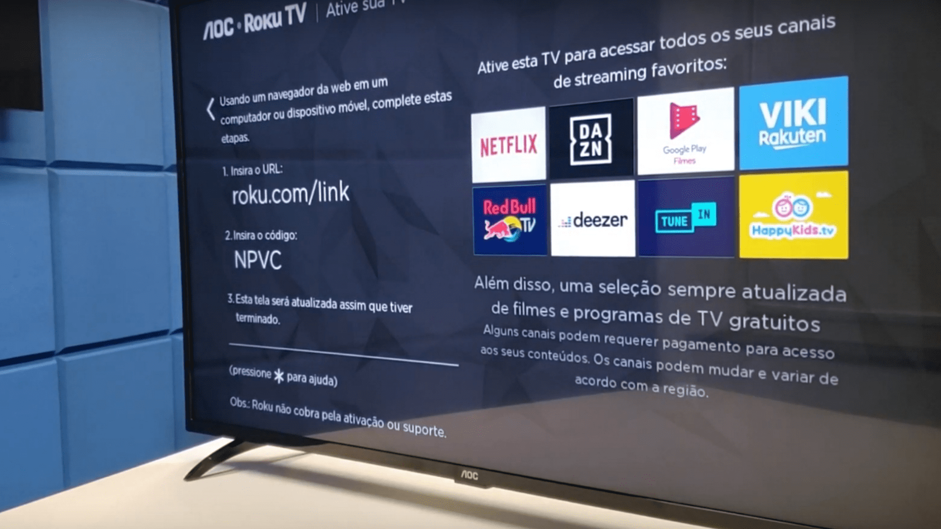 TV AOC Roku Como Baixar Aplicativos Tv Aoc Smart 