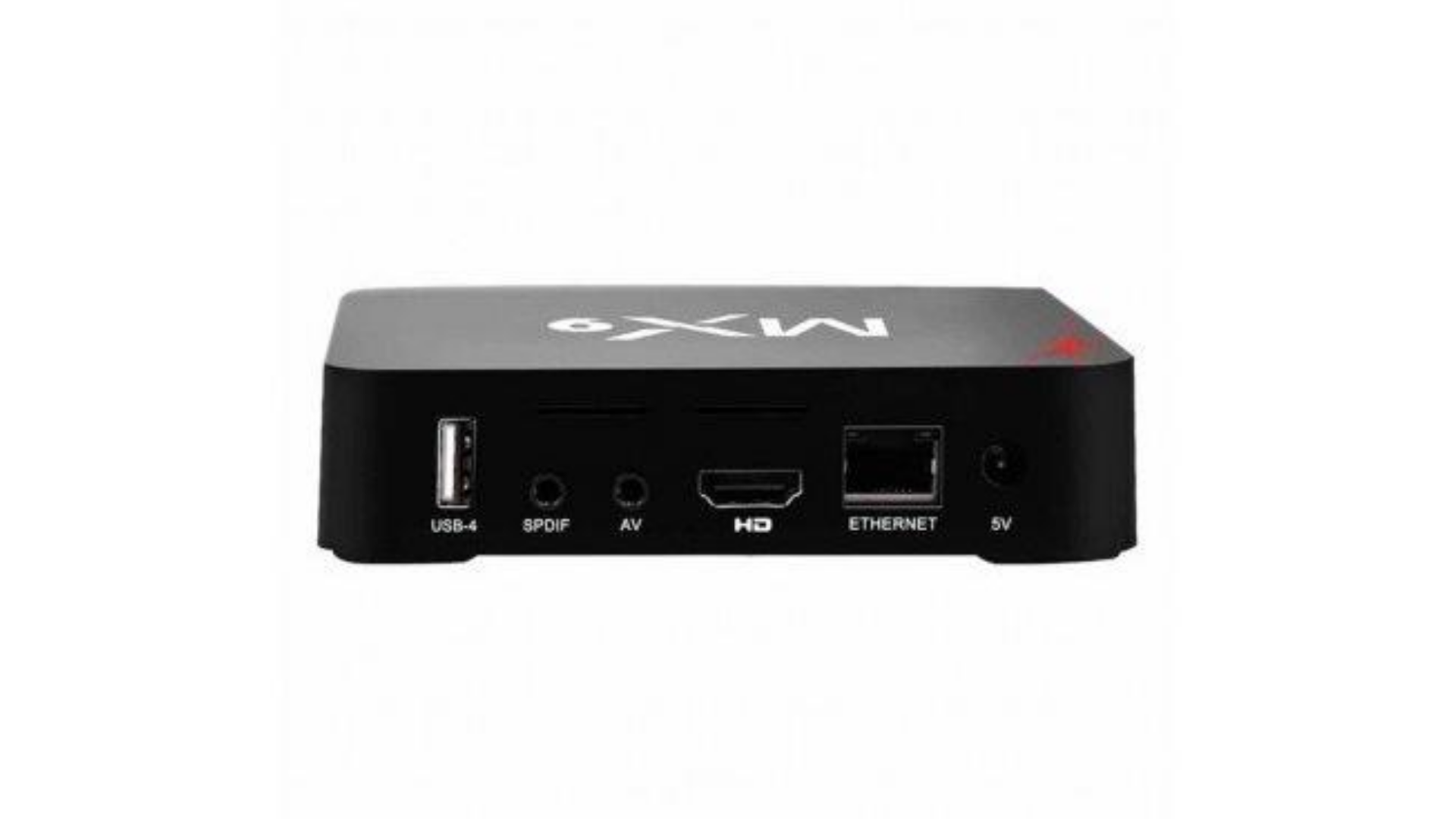 A TV Box MX9 conta com 4 entradas para a conexão com outros dispositivos. (Imagem: Divulgação/MX9)