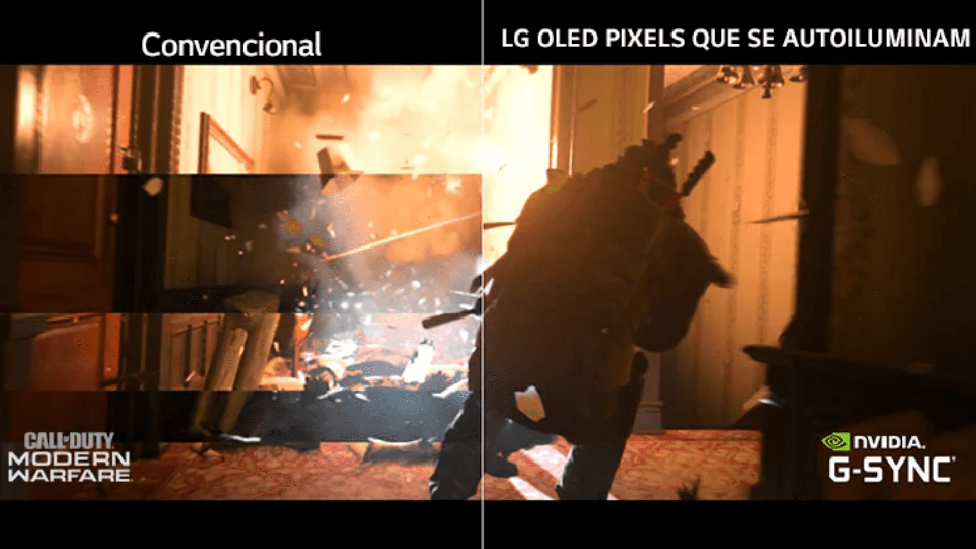 As telas OLED são as melhores disponíveis atualmente para jogar PS5. (Imagem: Divulgação/LG)