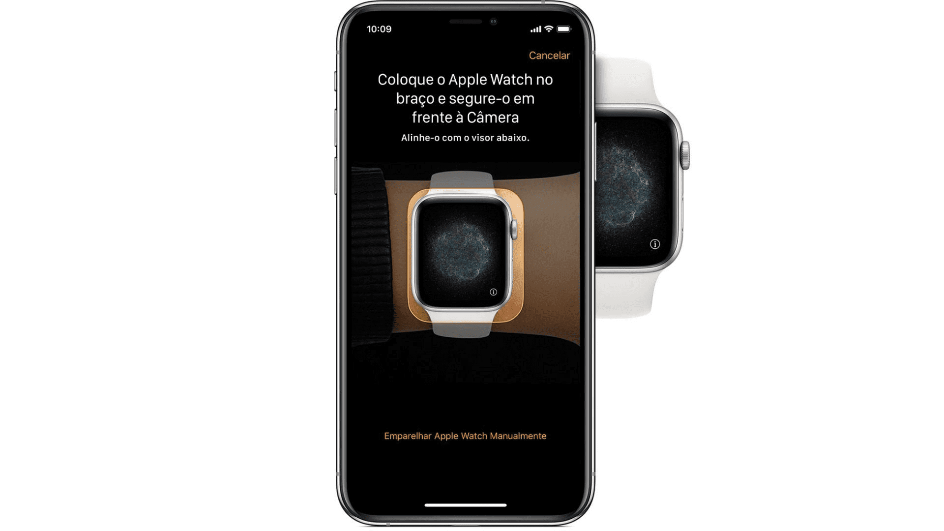 Tutorial para ensinar como escanear Apple Watch