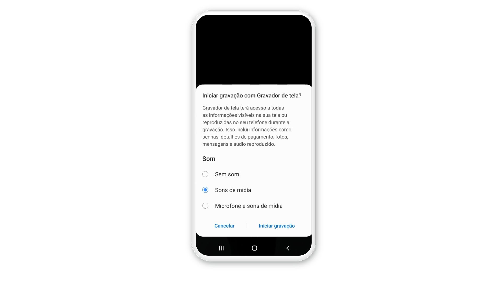 Como gravar a tela do celular Android