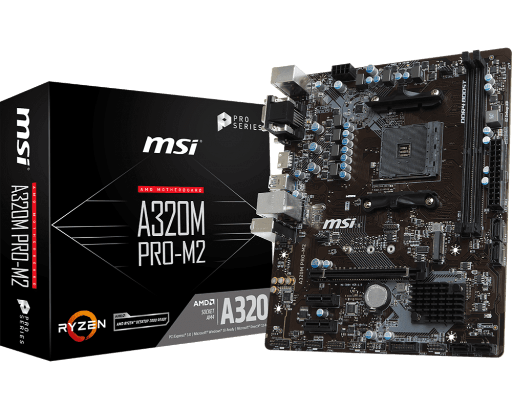 A A320M tem bom custo-benefício para quem quer montar um PC gamer barato (Fonte: Divulgação/MSI)