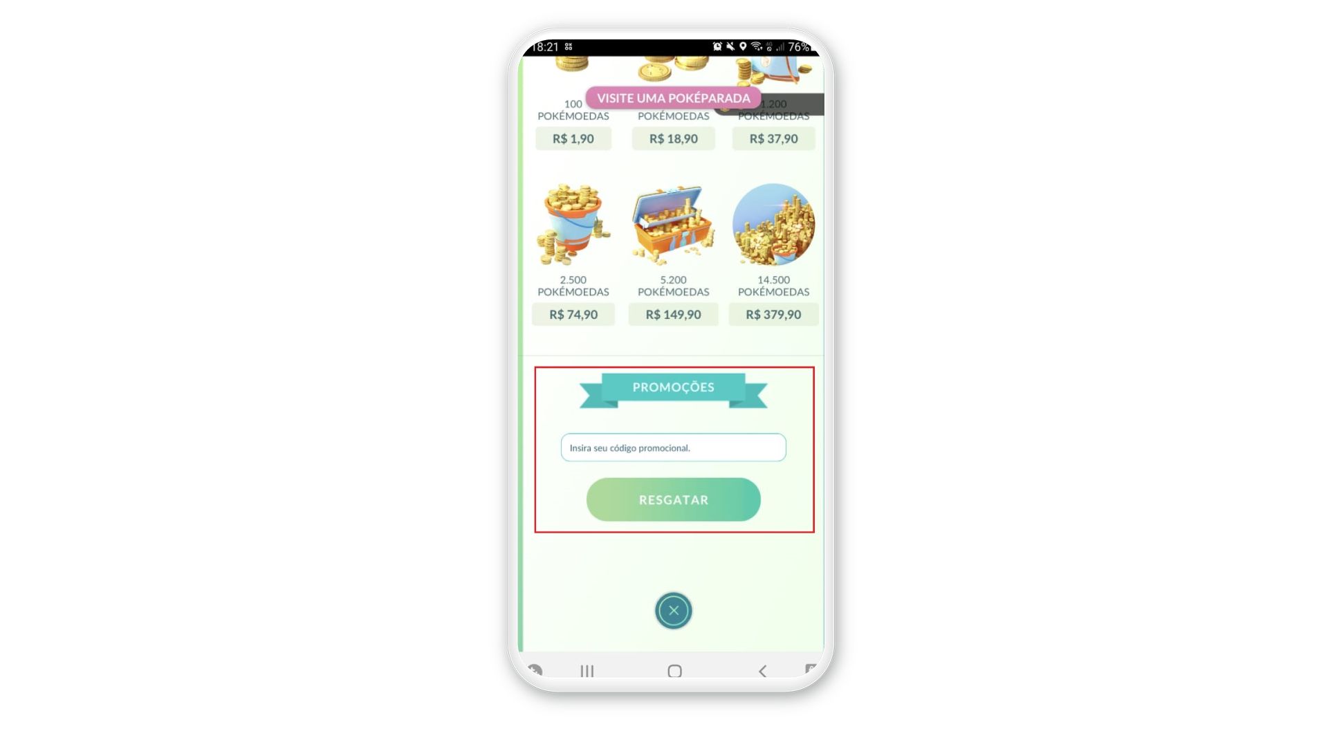 Códigos Pokémon Go - Ganhe itens e pacotes atualizado!