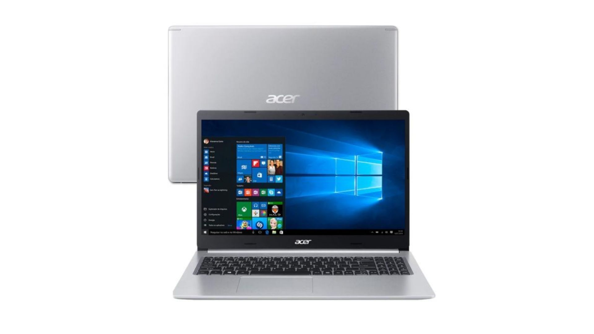 Notebook Acer é bom? Linha Aspire 5 tem parte da construção em metal (Foto: Reprodução/Shutterstock).