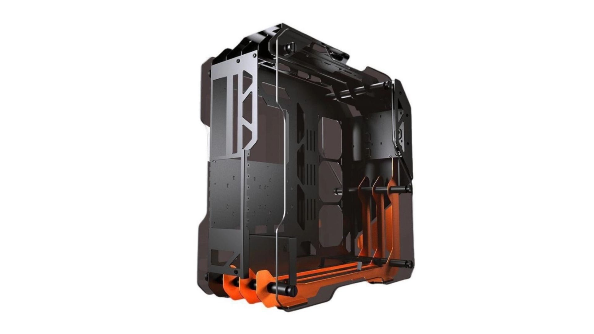 O Gabinete gamer Cougar Blazer conta com um estilo único na parte frontal (Foto: Divulgação)