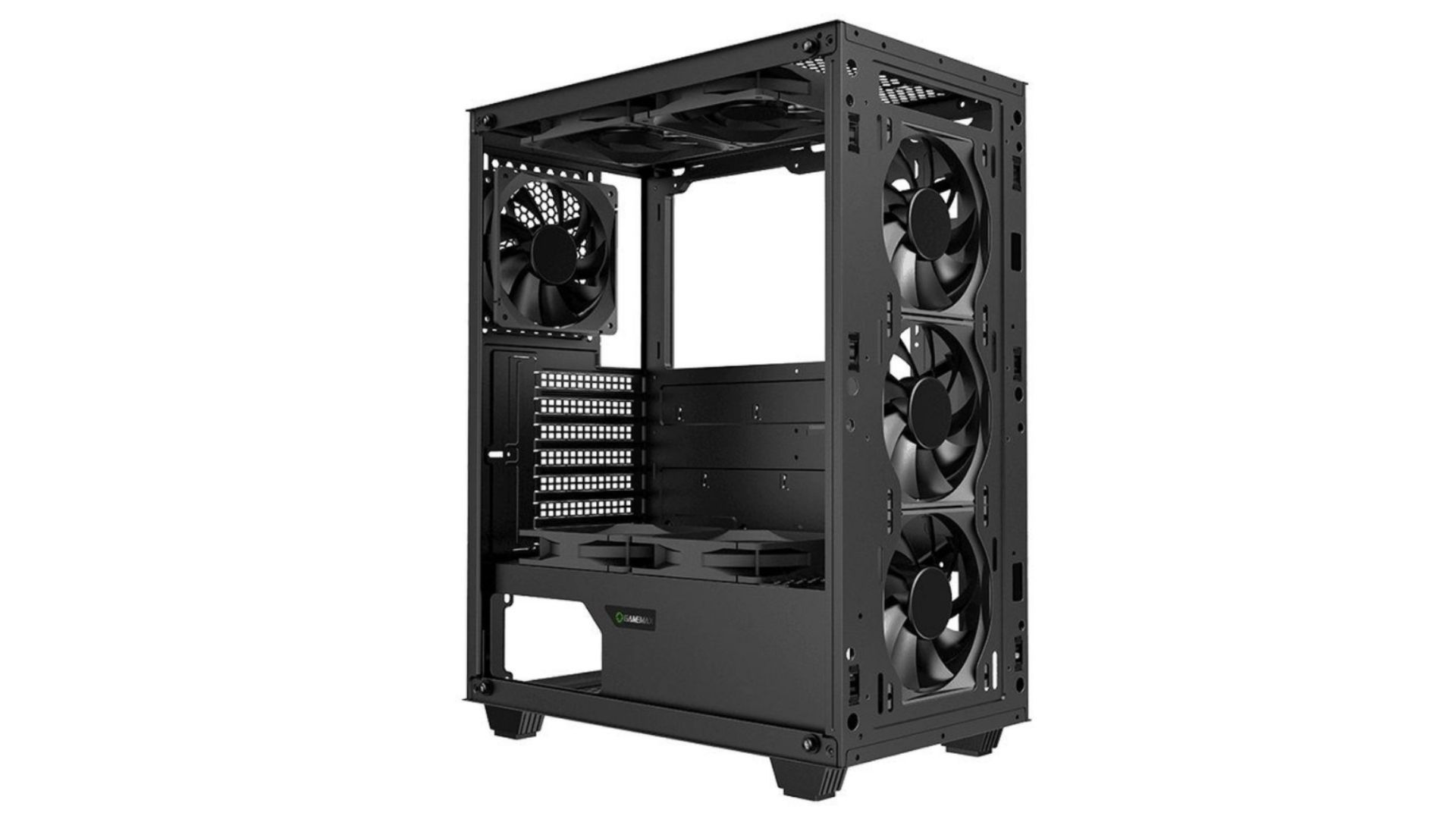 O Gabinete gamer Gamemax Fortress 3602 tem a tampa lateral feita com vidro temperado (Foto: Divulgação)