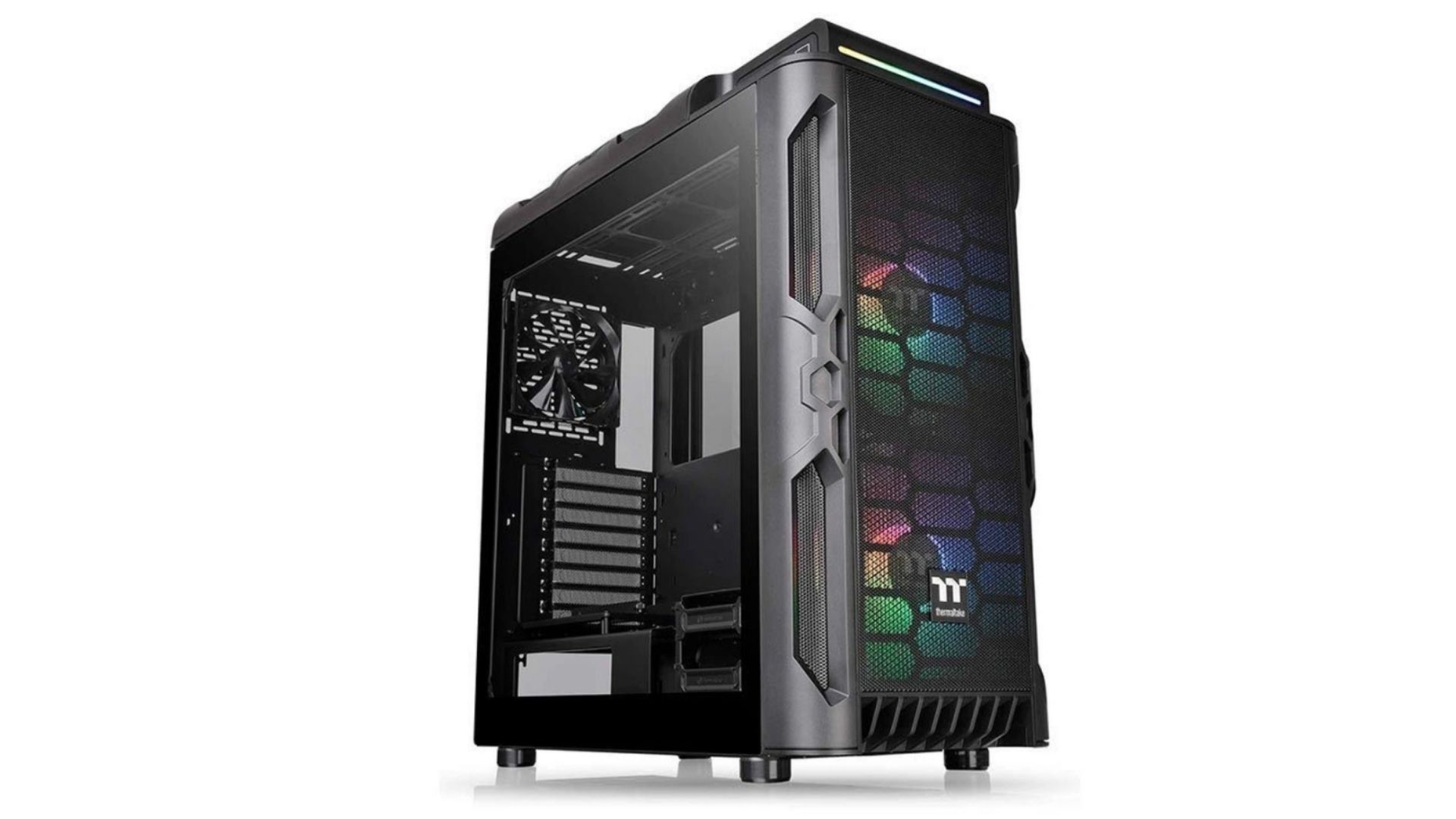 O Gabinete gamer Thermaltake Level 20 conta com RGB interno (Foto: Divulgação)
