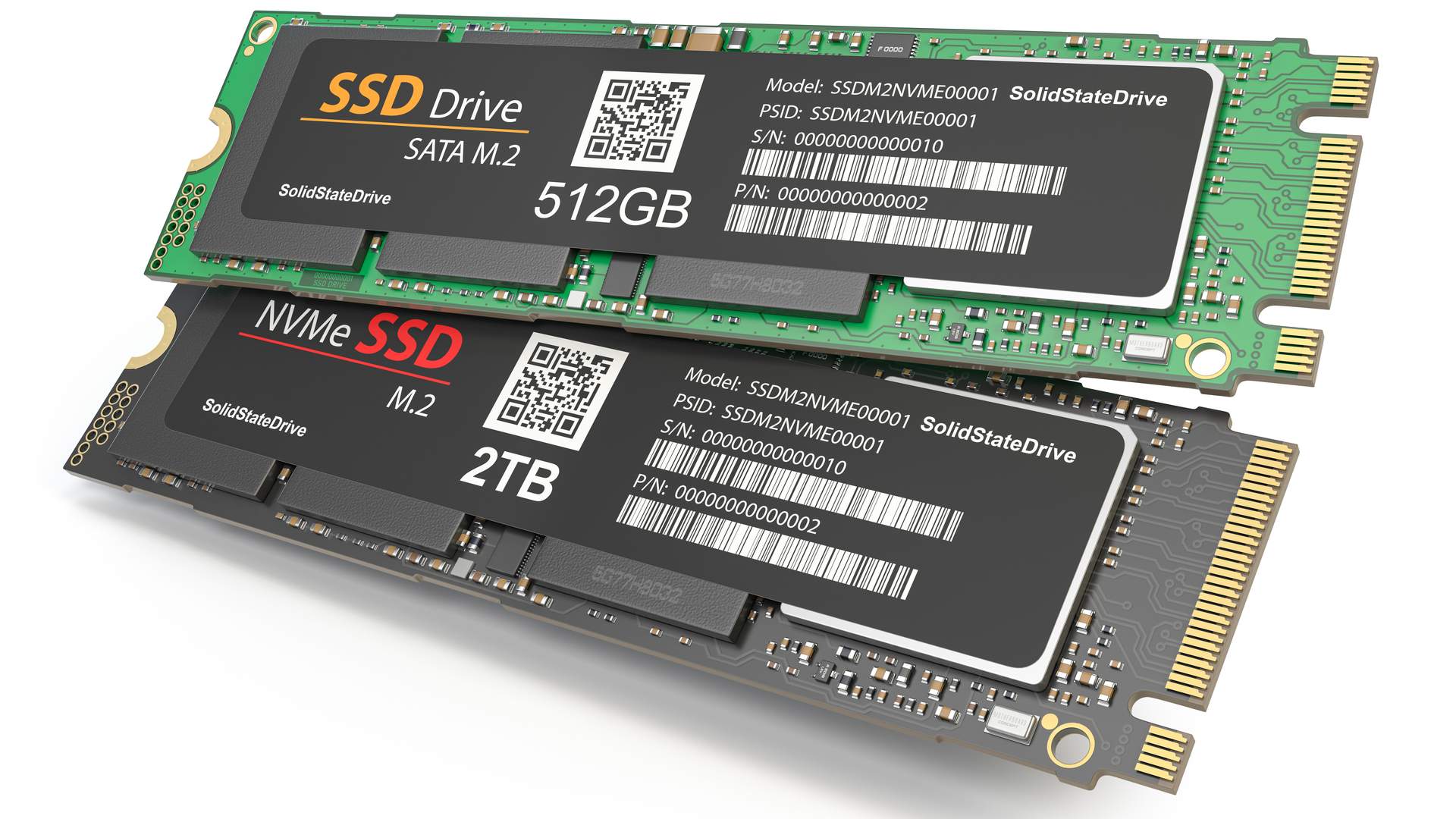 Os melhores SSDs estão disponíveis em diferentes formatos, capacidades e velocidades (Fonte: Shutterstock/Maxx-Studio)