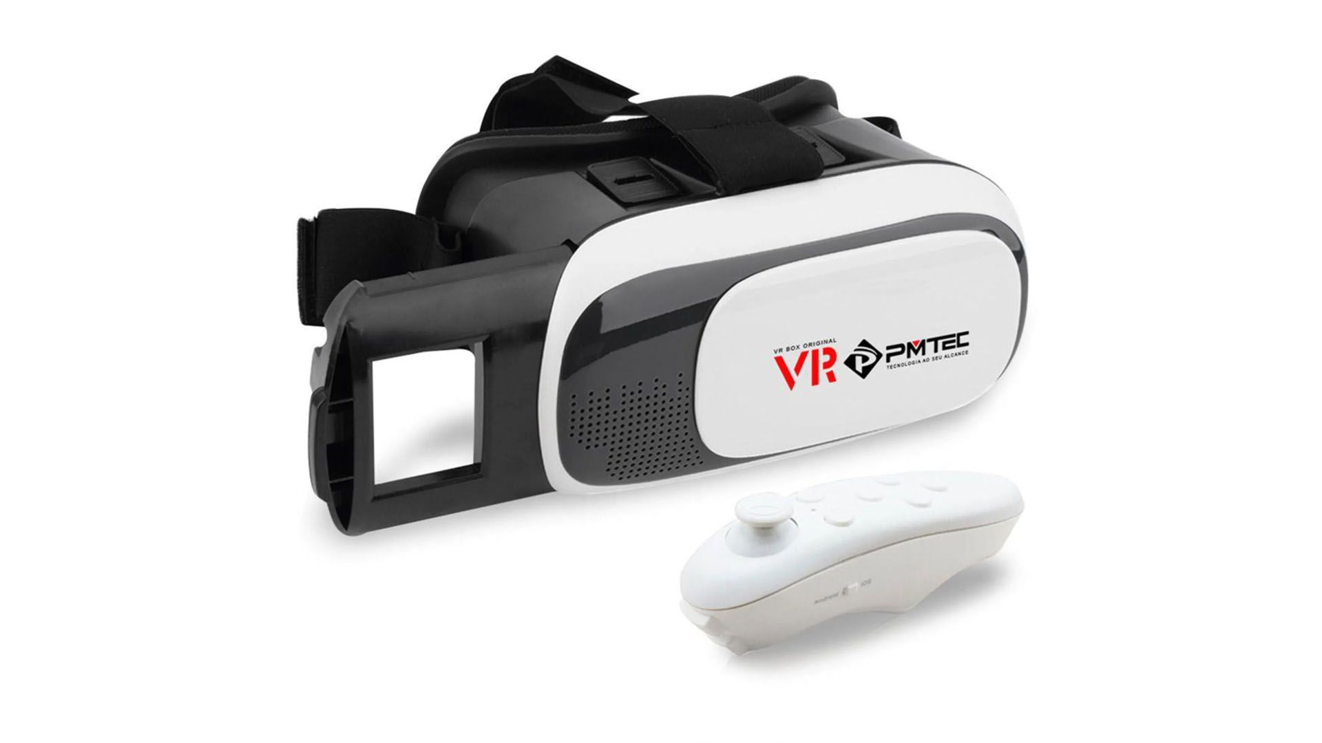 Óculos de realidade virtual da PMTEC. (Foto: Divulgação/PMTEC)