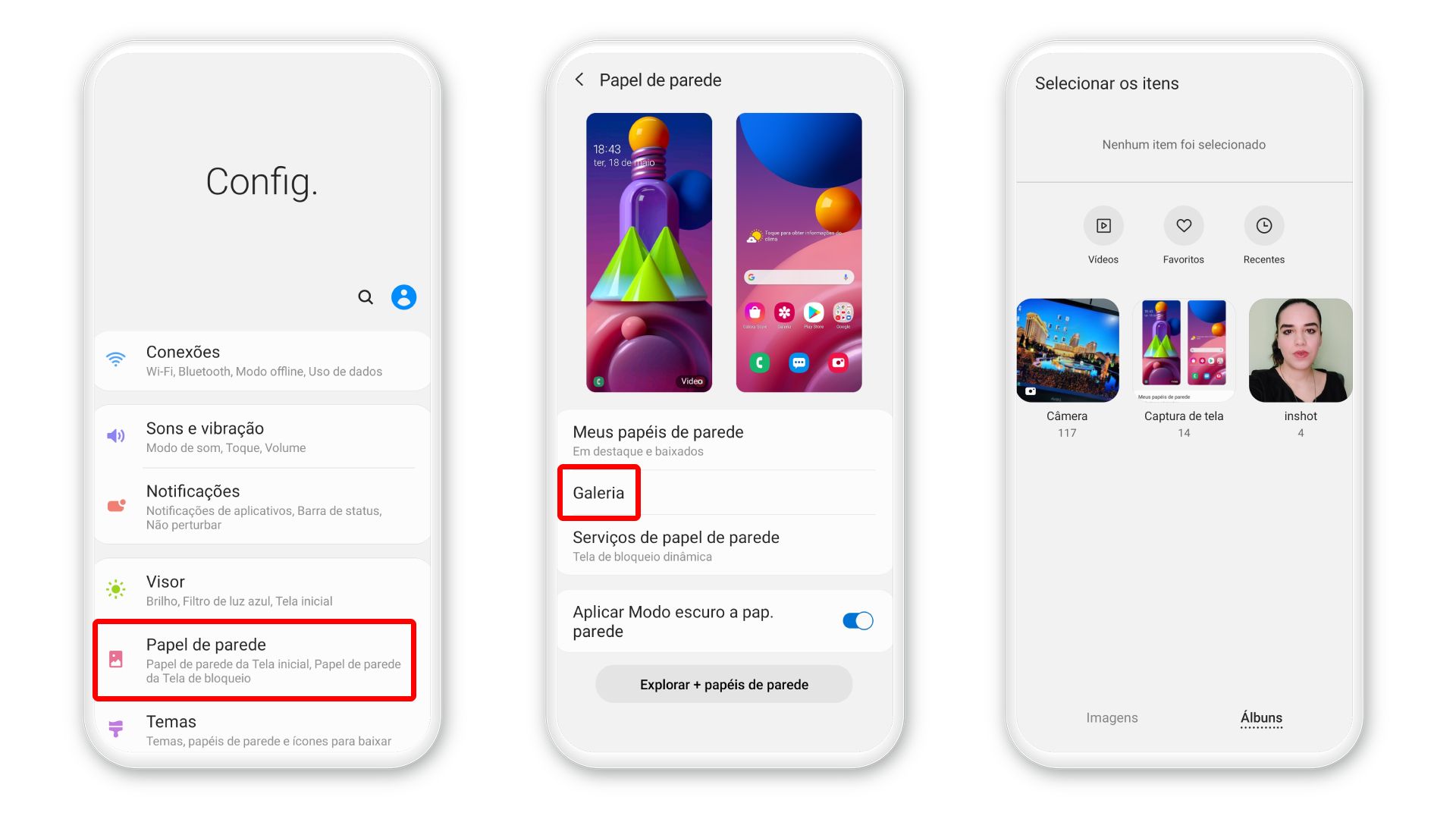 Como fazer papel de parede para celular Android com o app Tapet