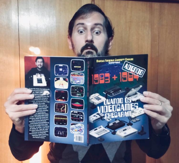 Marcus Vinícius Garret Chiado viveu a era brasileira da informática nos anos 1980 e é autor dos livros que retratam a chegada dos videogames no Brasil (Foto cedida por Marcus Vinicius Garret Chiado)