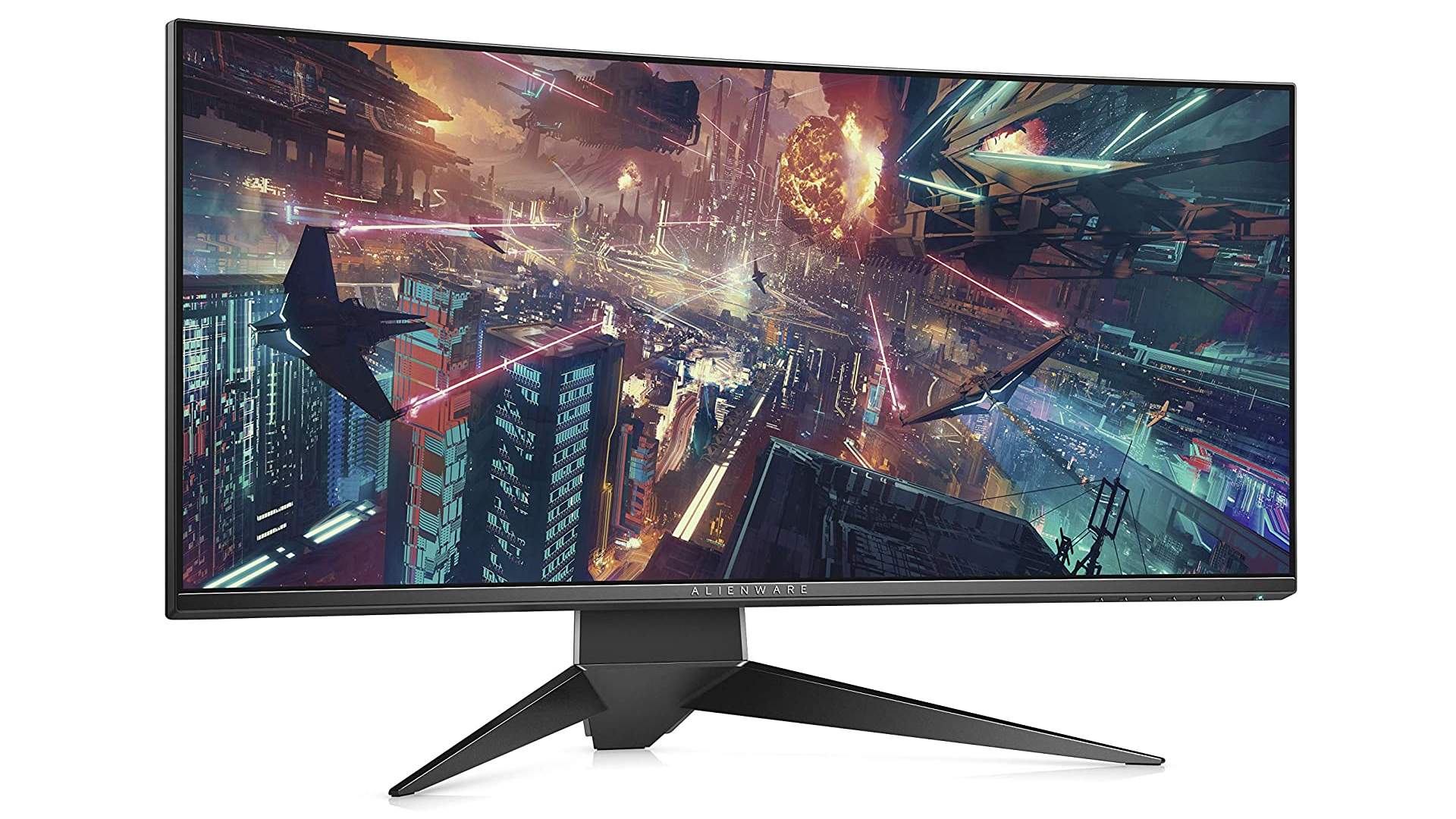 Um ultrawide monitor com 34 polegadas e tela com proporção 21:9 (Fonte: Amazon)
