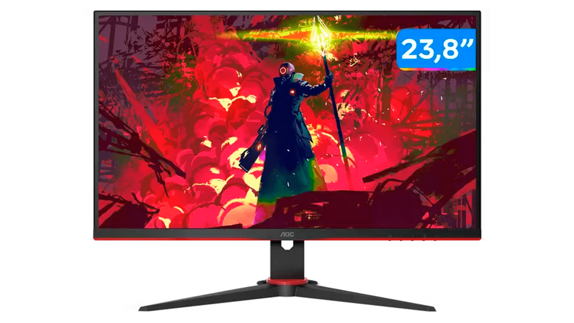 Indicado para games, o monitor Gamer LED IPS 24 AOC Full HD Speed / 24G2HE5 é um opção interessante (Foto: Divulgação/AOC)
