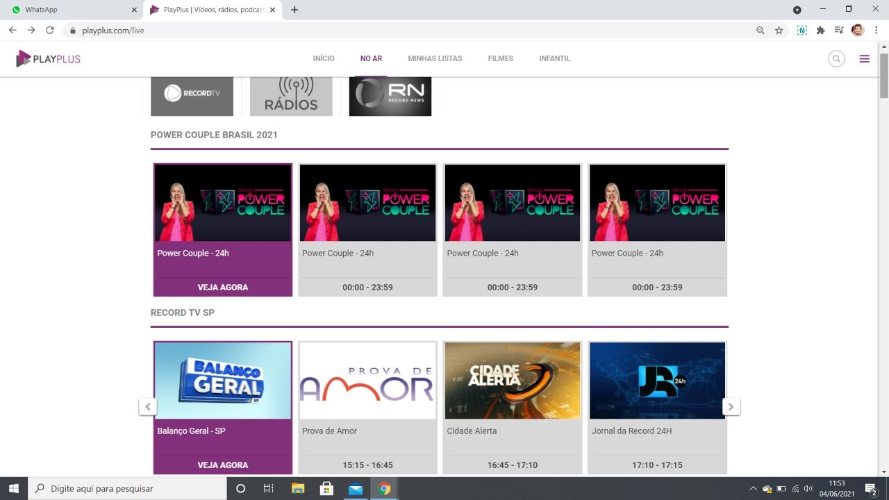 Play Plus  Saiba como assistir online a programação da Record - Melhor  Escolha