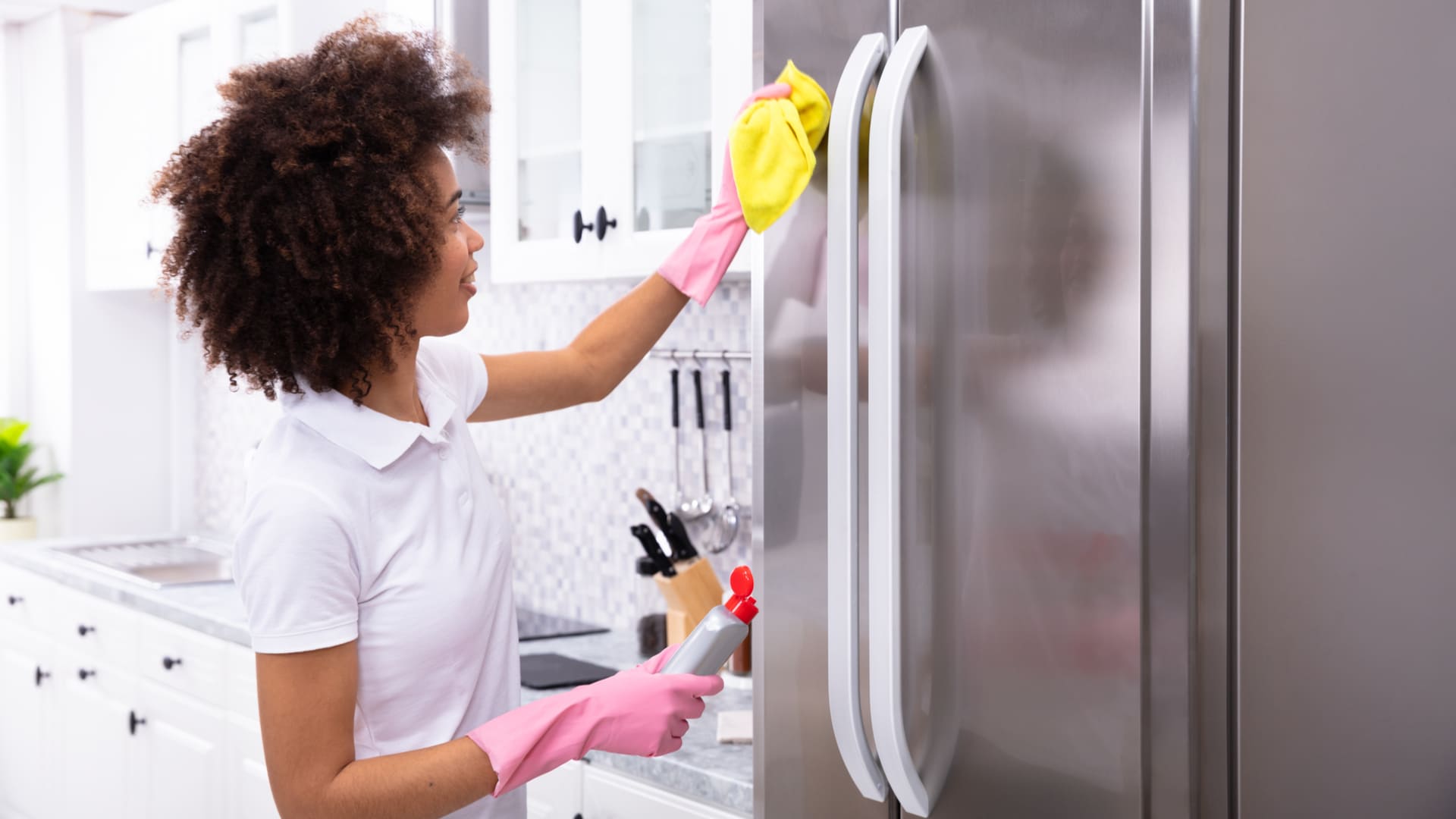 Temos tutoriais de como limpar geladeira por fora, por dentro, de inox e muito mais. (Imagem: Reprodução/Shutterstock)