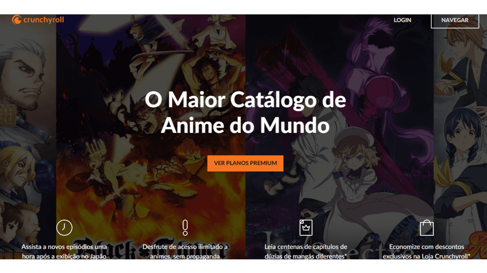 Aplicativo Crunchyroll: Maior site de animes por assinatura