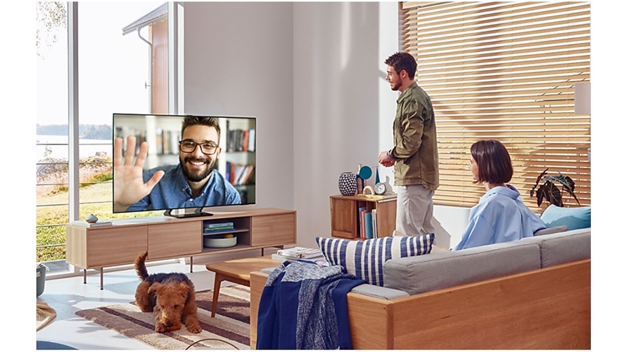 As TVs Crystal UHD têm design slim e moderno (Foto: Reprodução/Samsung)