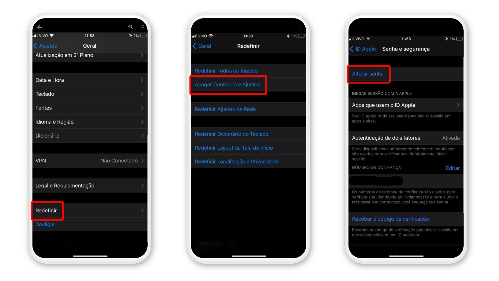 Como formatar o celular da Apple: atualize a sua ID Apple para formatar o celular (Foto: Arte/Zoom)