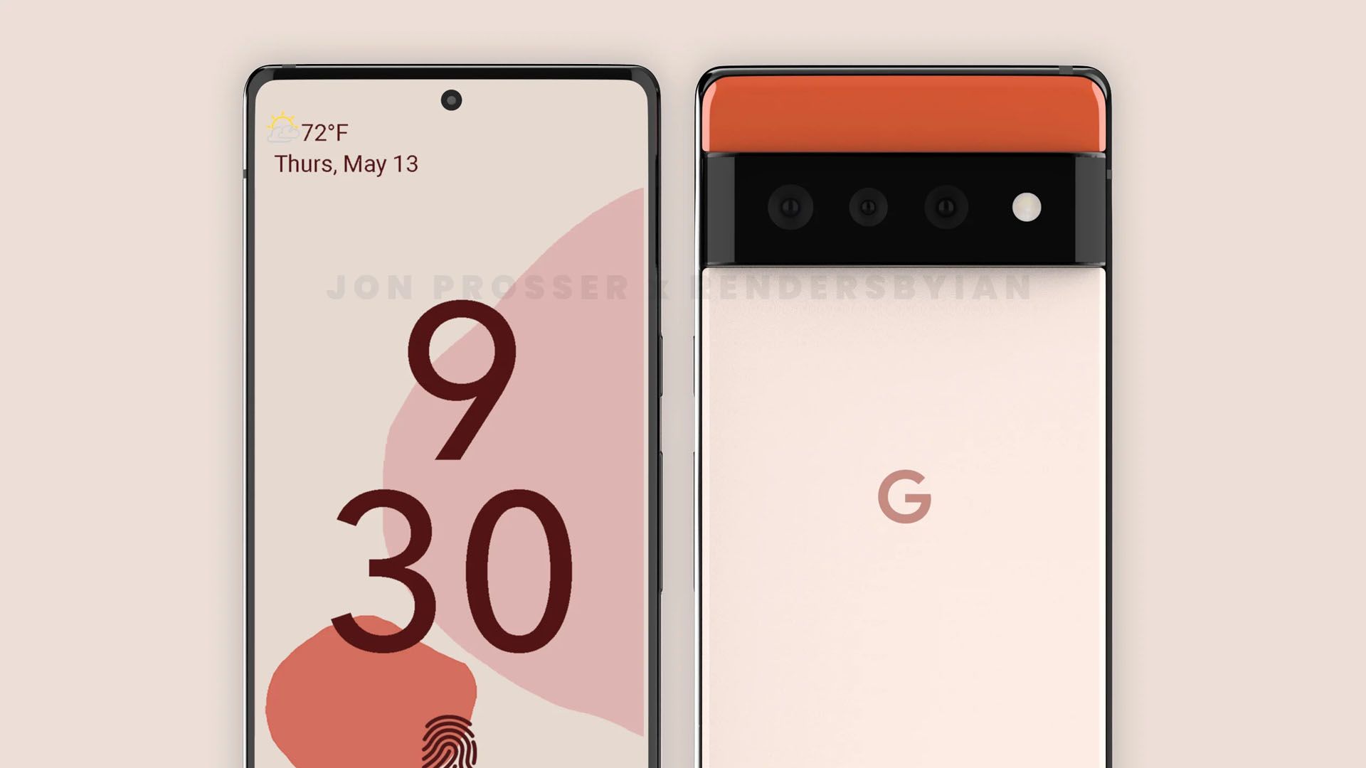 Suposto visual do Google Pixel 6 Pro. (Foto: Reprodução/Jon Prosser)