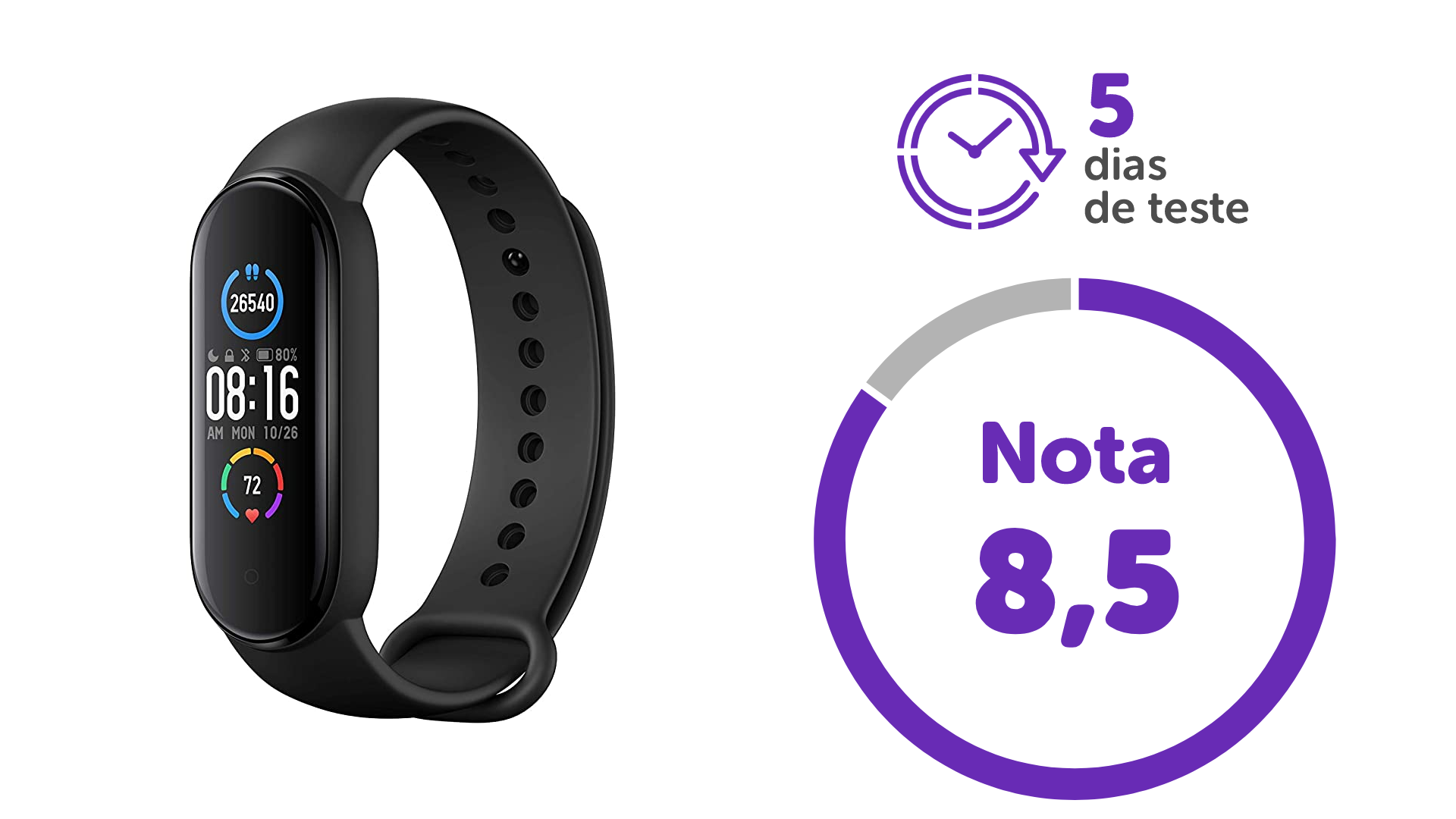 Relógio Inteligente Smart Watch - MI Band 5