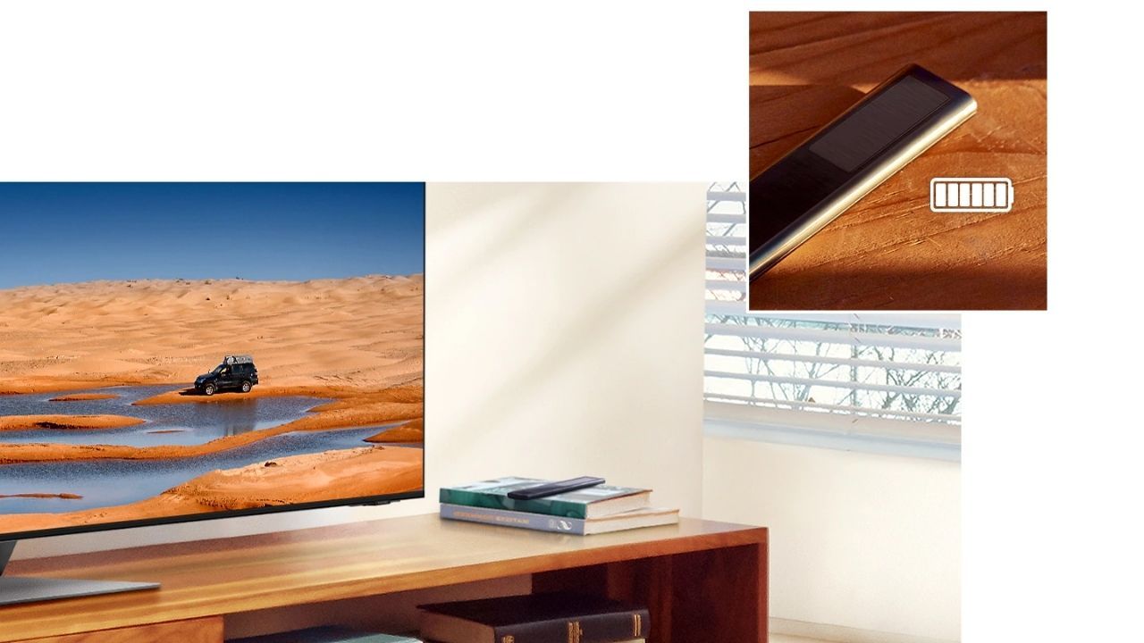 O SolarCell é o controle remoto da linha Neo QLED (Foto: Divulgação/Samsung)