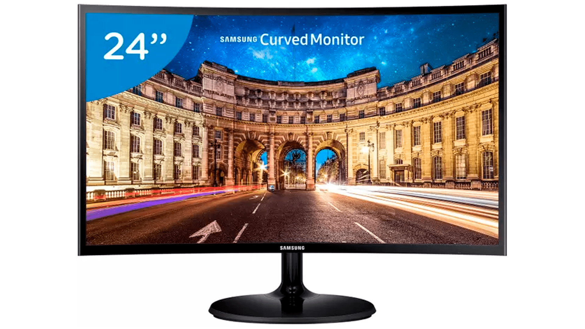 O Monitor VA 24 " Samsung Full HD LC24F390FHLXZD é indicado para o dia a dia (Foto: Divulgação/Samsung)