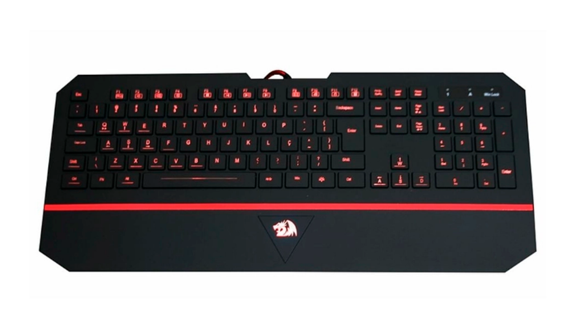 A Redragon é a fabricante do do teclado Teclado Gamer Membrana Rgb Preto Karura 2 (Foto: Divulgação/Redragon)