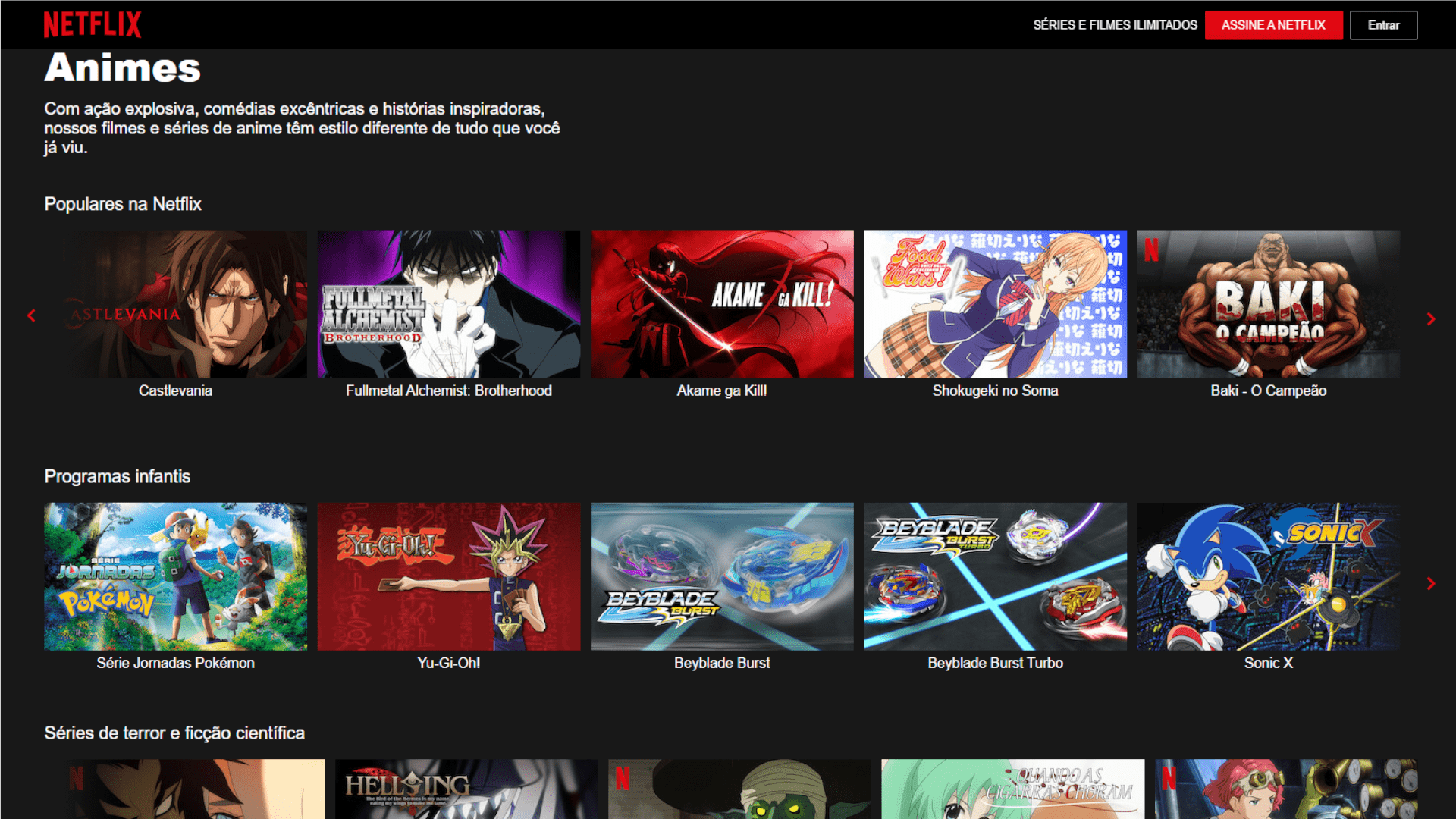 Melhores sites para assistir a animes online