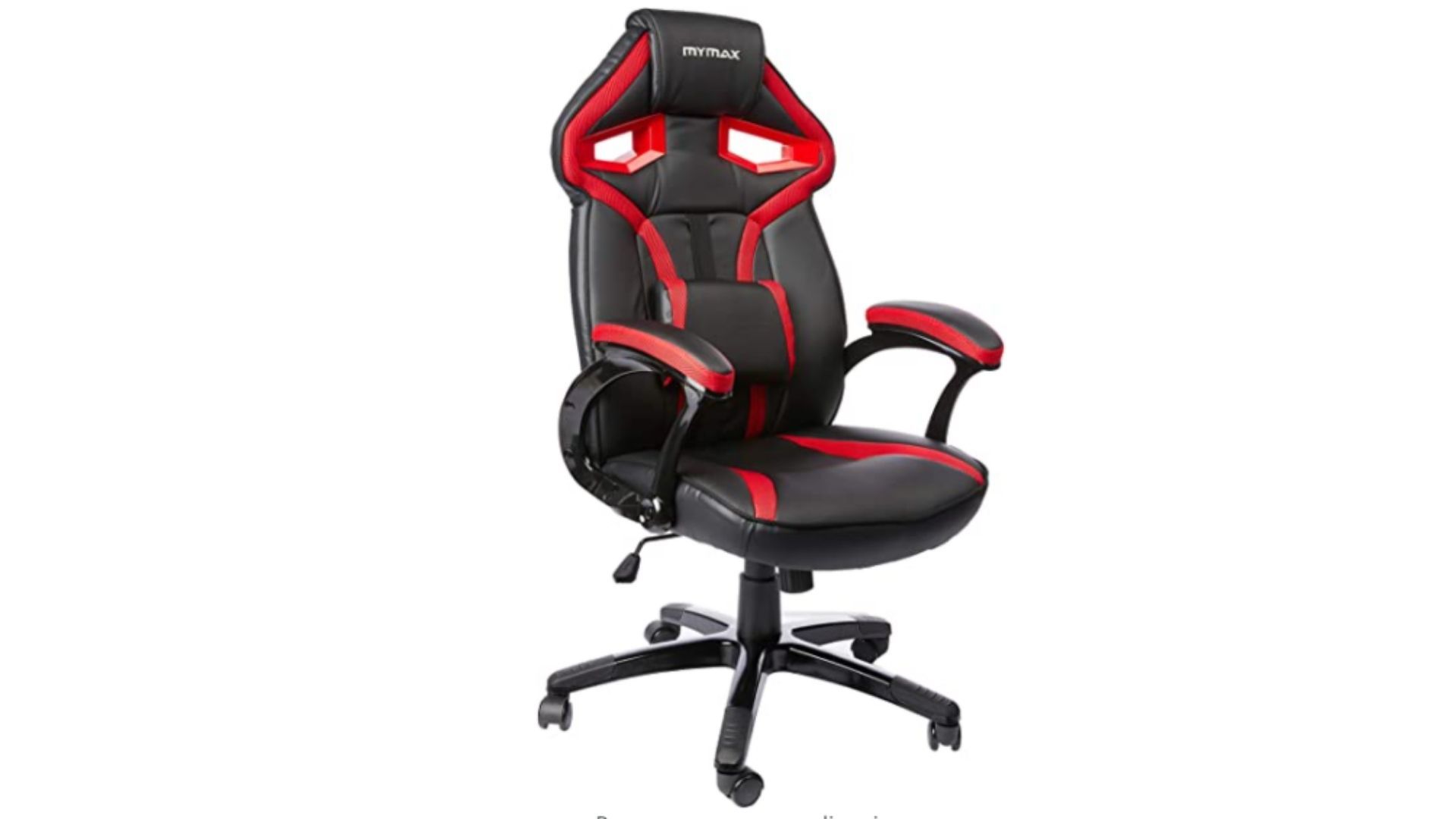 A cadeira gamer vermelha da Mymax é uma opção muito popular no segmento. (Foto: Divulgação/Mymax)