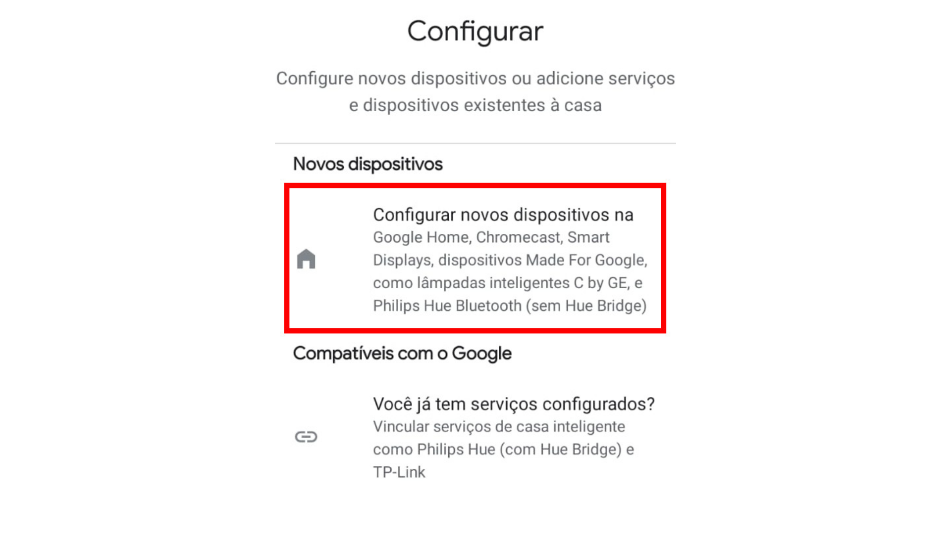 Terceiro passo para configurar Chromecast. (Imagem: Captura de tela/Chromecast)
