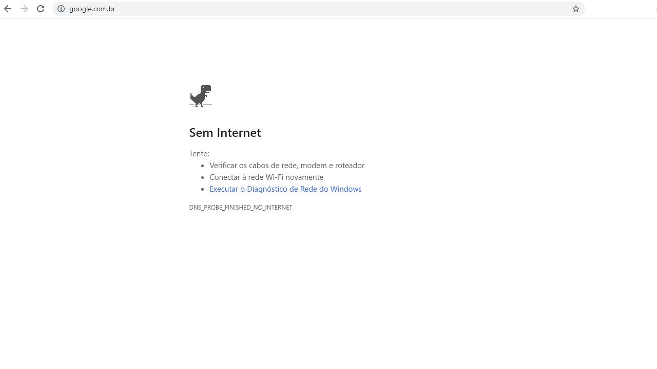 Tá sem internet ? O DINOSSAURO do Google Chrome te ajuda a passar