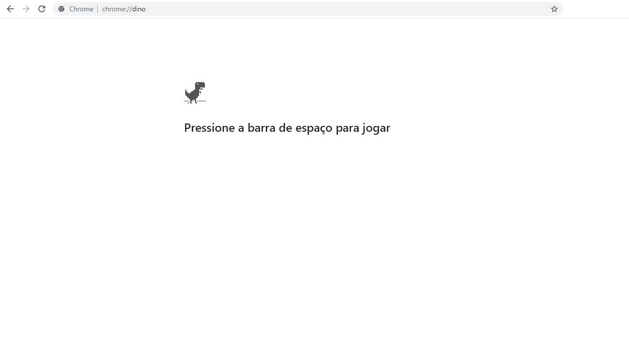 Google Chrome tem game escondido que você só pode jogar offline; veja