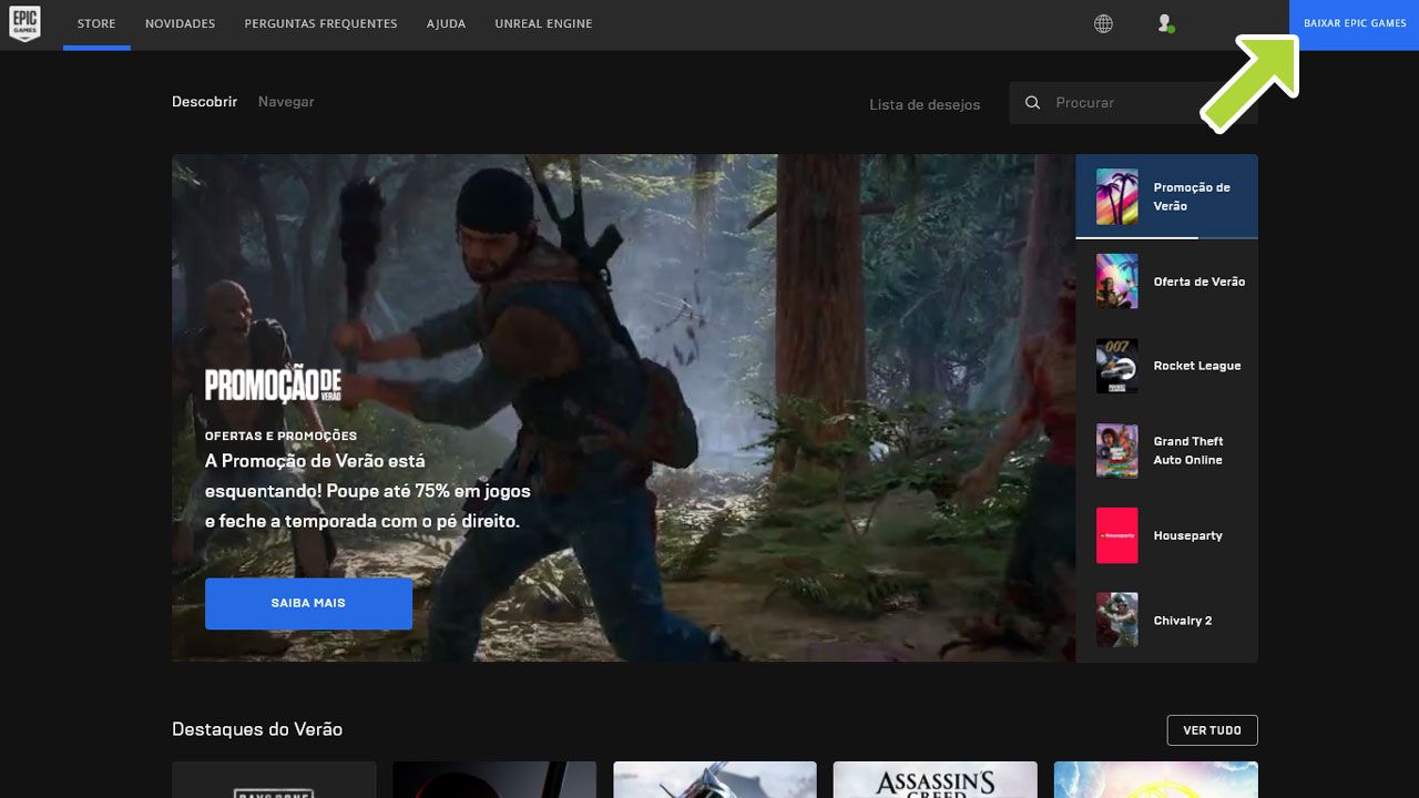 Jogos grátis Epic Games: como saber quais são e baixar para jogar