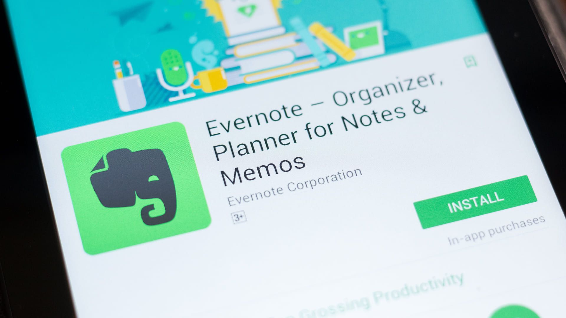 como usar evernote android