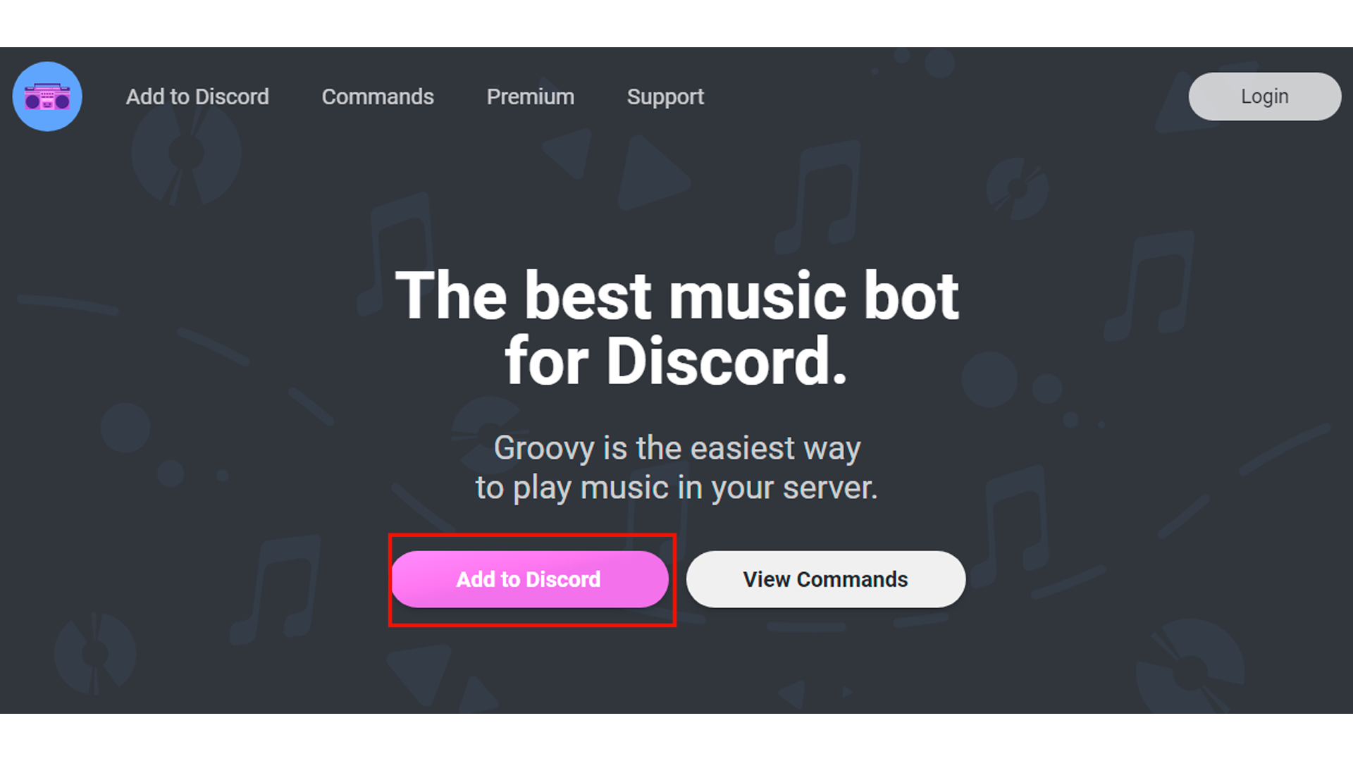 groovy bot discord