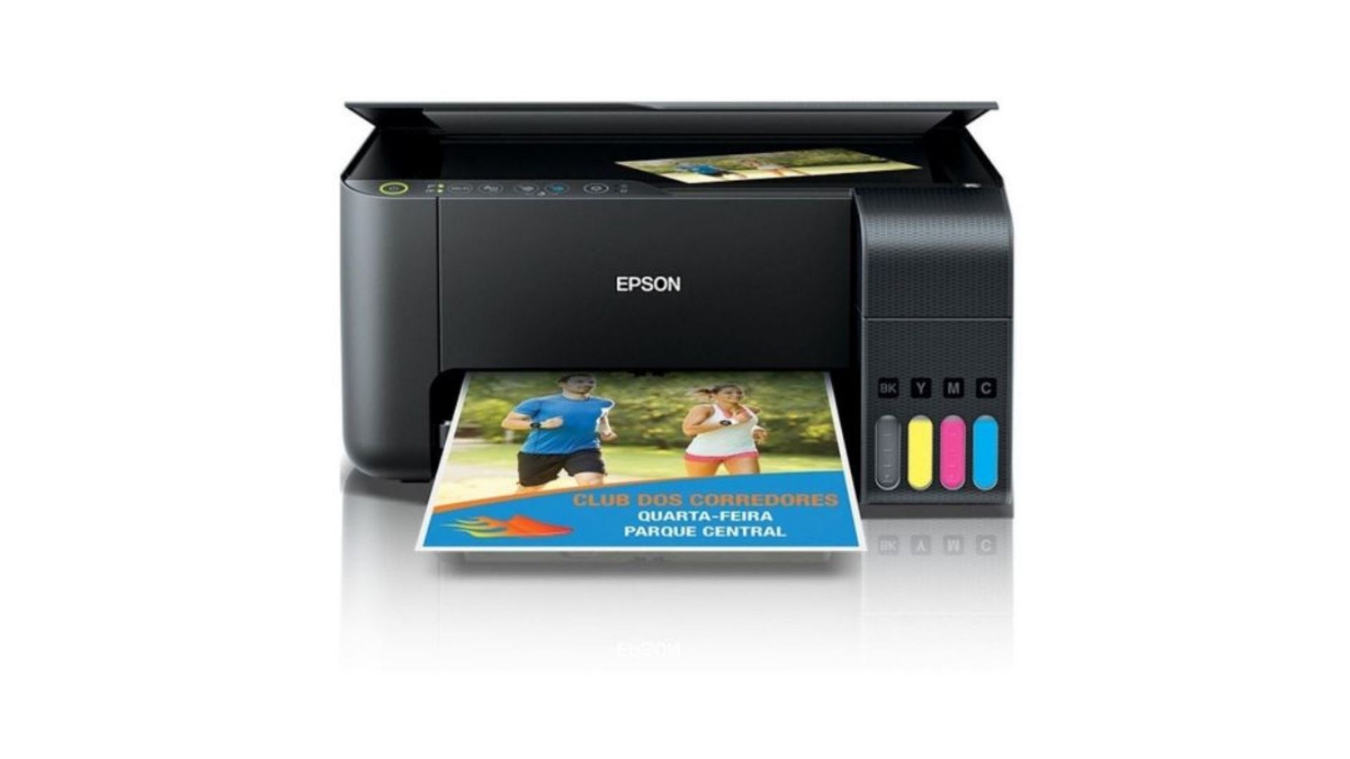 A multifuncional Epson Ecotank L3150 imprime sem fios diretamente de smartphone, tablet ou PC (Divulgação/ Epson)