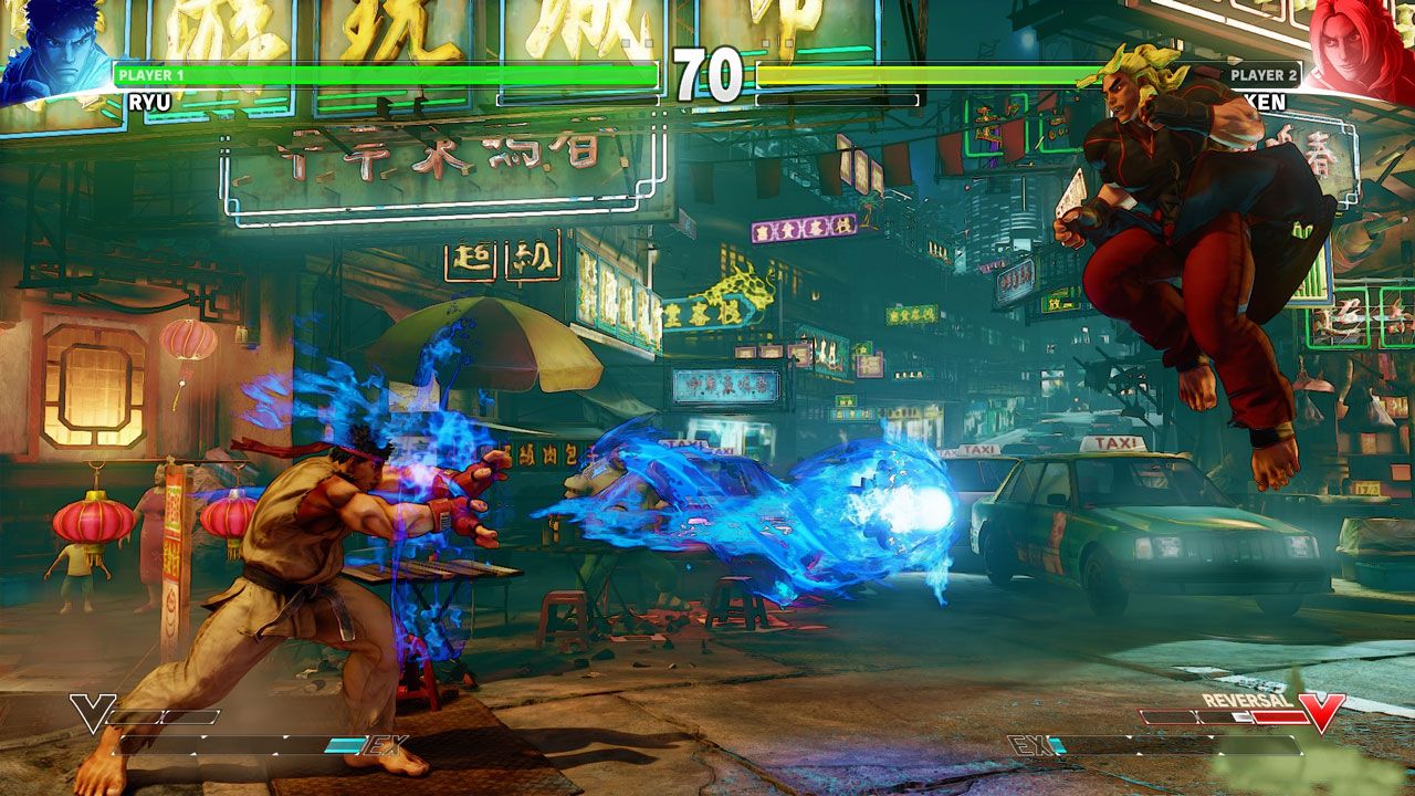 Duelo no Jogo Street Fighter V: Champion Edition