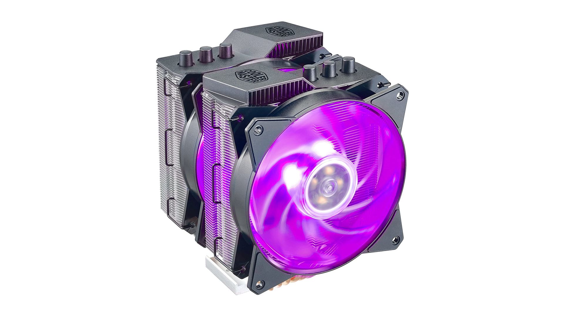MasterAir MA620P tem dois ventiladores e é possível adicionar um terceiro (Foto: Divulgação/Cooler Master)