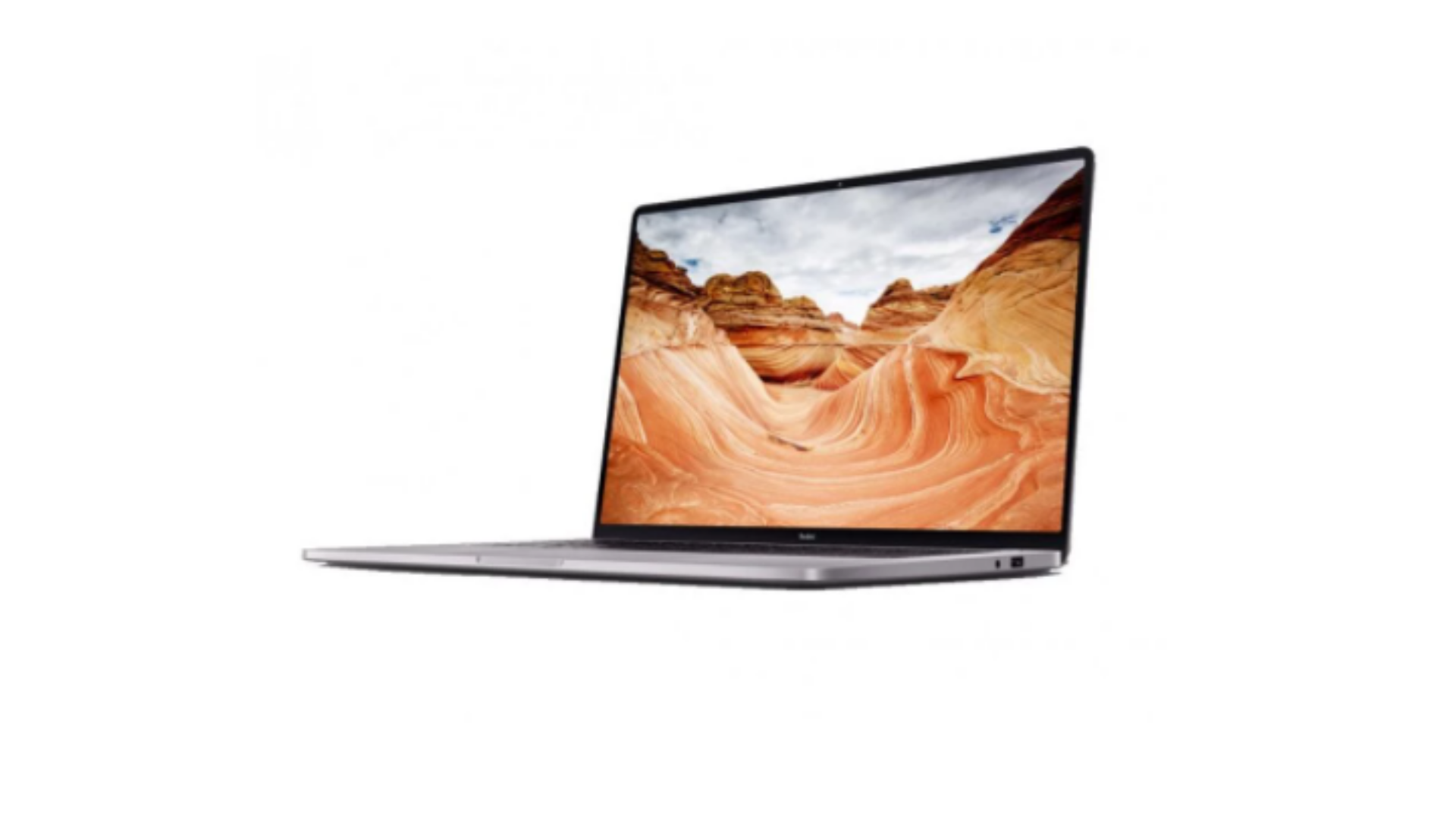 Notebook Xiaomi Redmibook Pro 14 em fundo branco.